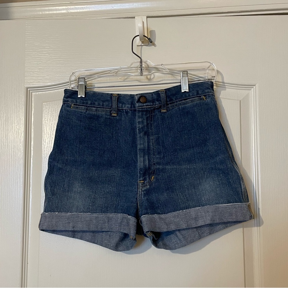 Vintage 90s NIKS Jorts Roll Cuff Shorts Women’s Size 28* Retro Rodeo Western USA - Picture 2 of 7